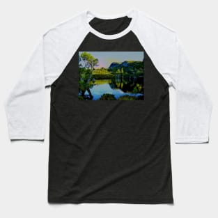 Sunset at Cradle Mountain Baseball T-Shirt